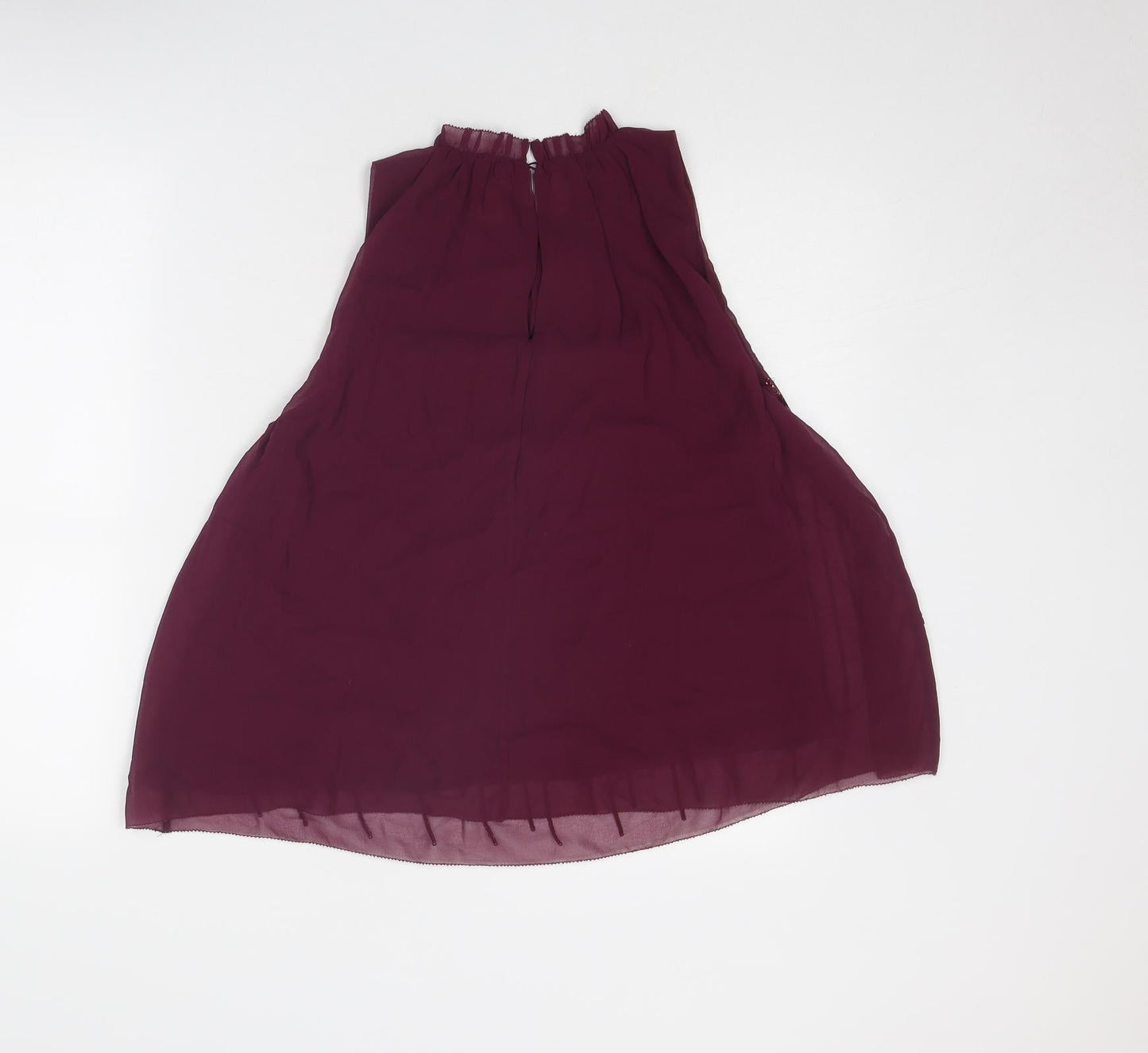 Womens UK Size 6 H&M Purple Basic Blouse
