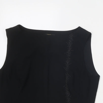 Womens UK Size 14 Marks and Spencer Black Basic Blouse