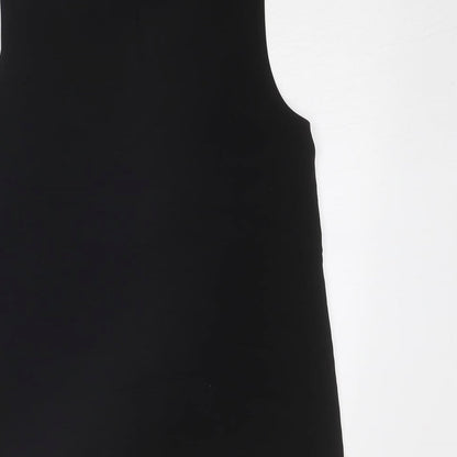 Womens UK Size 8 H&M Black Basic Blouse