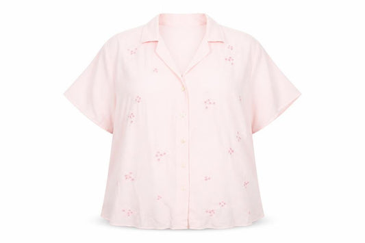 Womens UK Size 18 St Michael Pink Basic Button-Up