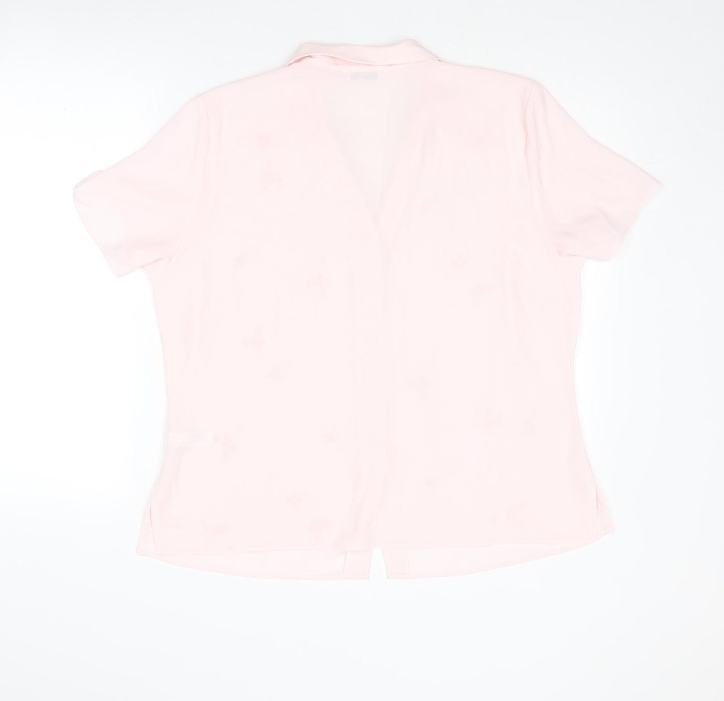 Womens UK Size 18 St Michael Pink Basic Button-Up