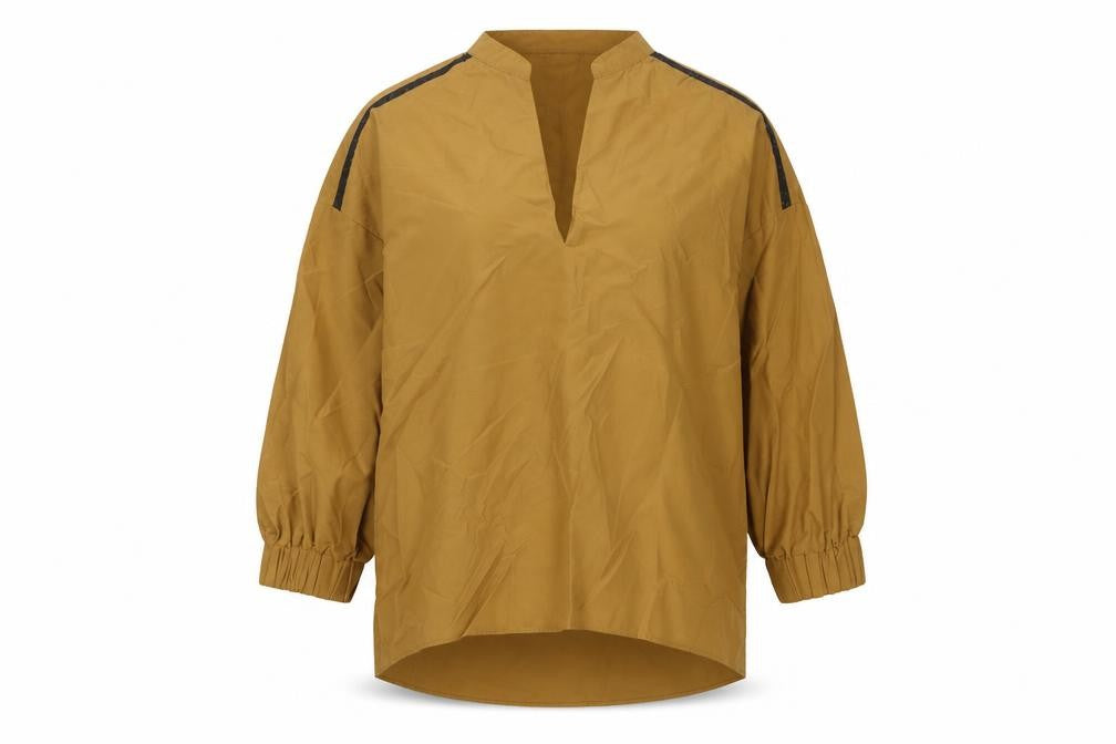 Womens UK Size XS Zara Brown Basic Blouse