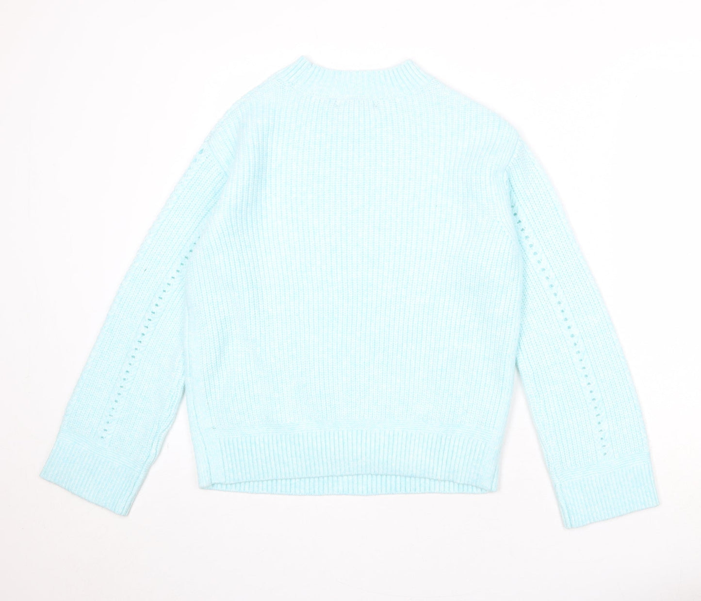 Womens UK Size S Marks and Spencer Blue Pullover Jumper