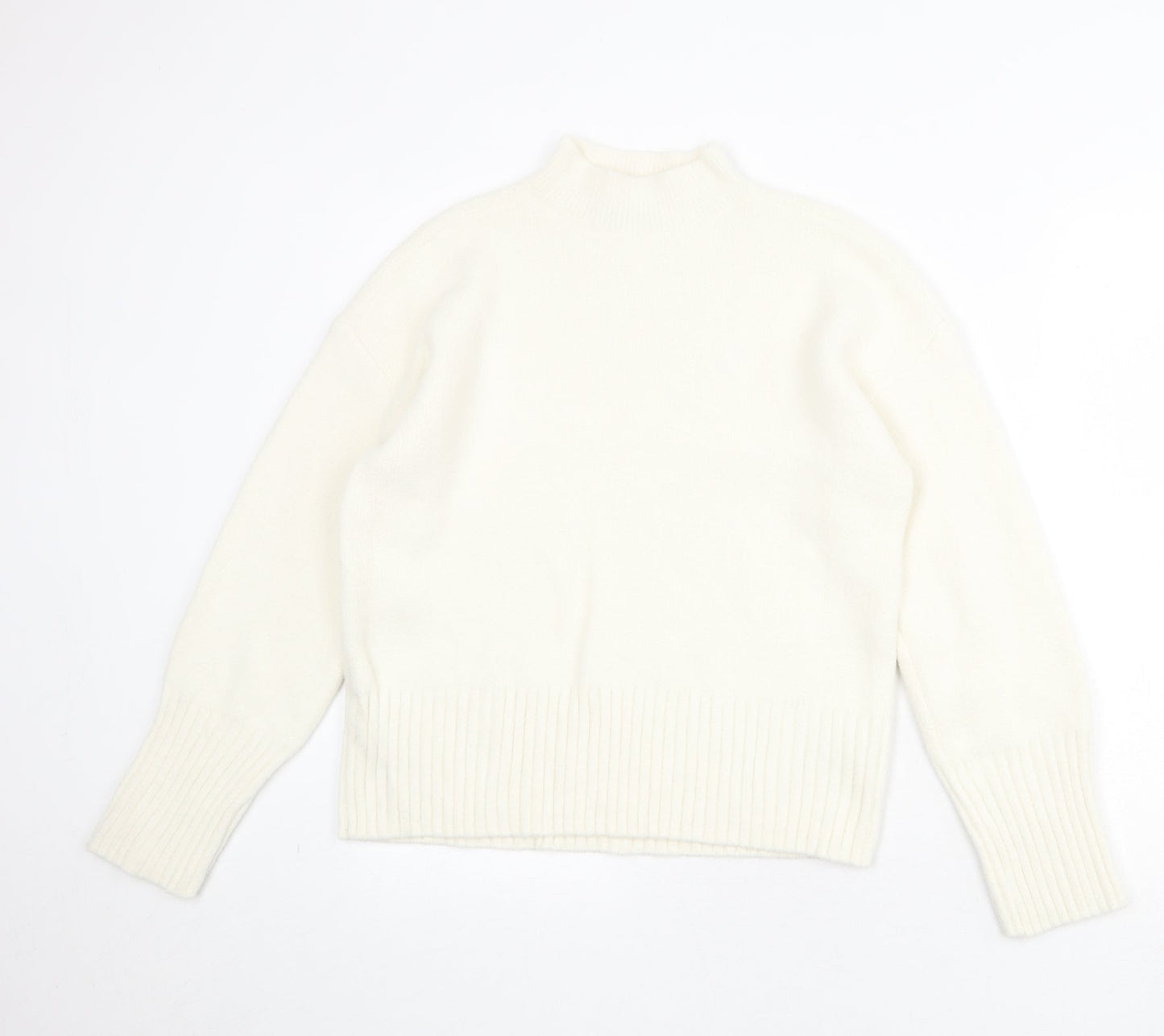 Womens UK Size M Marks and Spencer Ivory Pullover Jumper