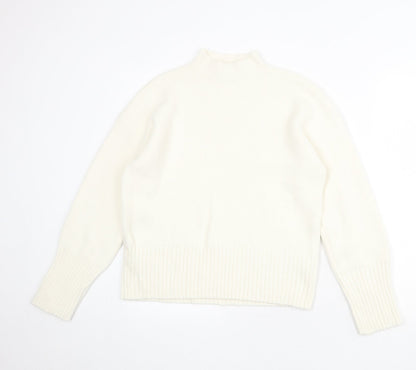 Womens UK Size M Marks and Spencer Ivory Pullover Jumper