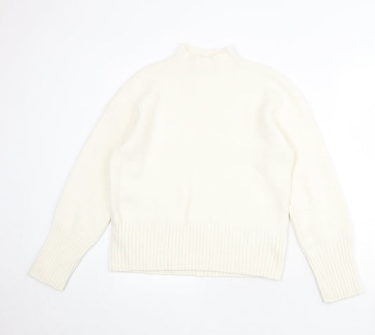 Womens UK Size M Marks and Spencer Ivory Pullover Jumper