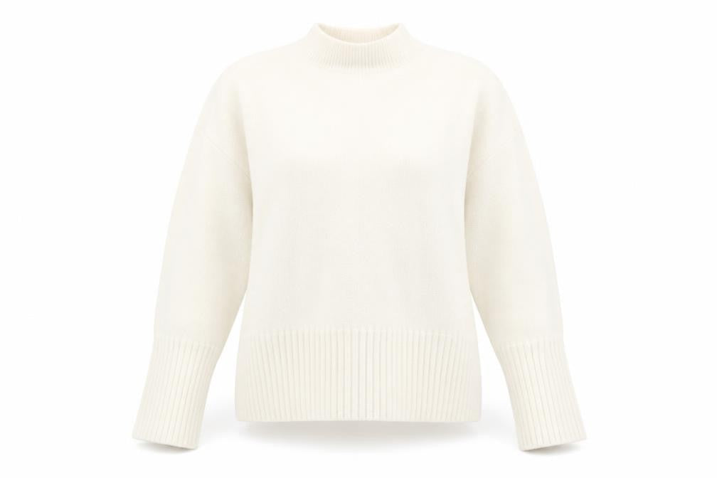 Womens UK Size M Marks and Spencer Ivory Pullover Jumper