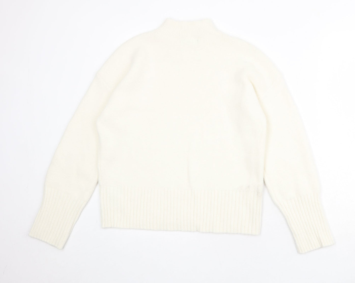 Womens UK Size M Marks and Spencer Ivory Pullover Jumper