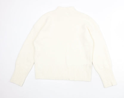 Womens UK Size M Marks and Spencer Ivory Pullover Jumper