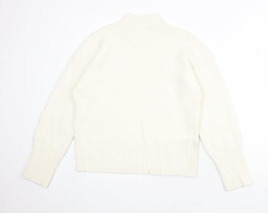 Womens UK Size M Marks and Spencer Ivory Pullover Jumper