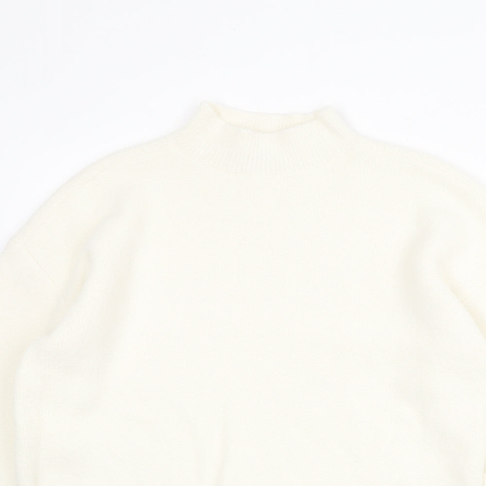 Womens UK Size M Marks and Spencer Ivory Pullover Jumper