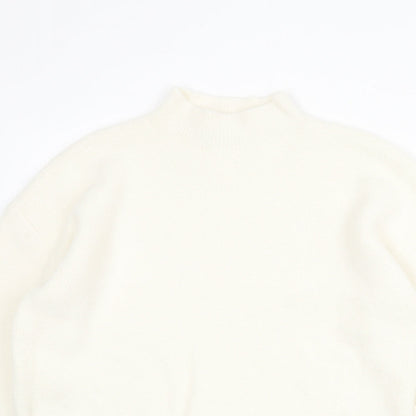 Womens UK Size M Marks and Spencer Ivory Pullover Jumper