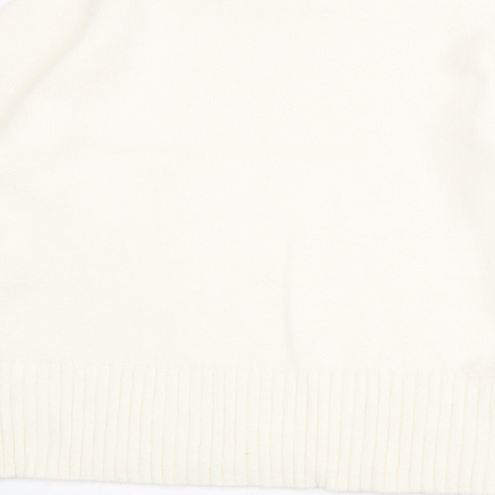 Womens UK Size M Marks and Spencer Ivory Pullover Jumper