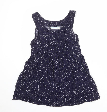 Womens UK Size S JoJo Maman Bébé Blue Basic Tank