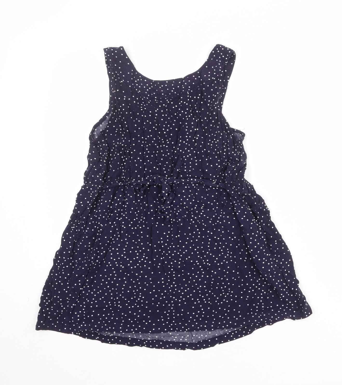 Womens UK Size S JoJo Maman Bébé Blue Basic Tank