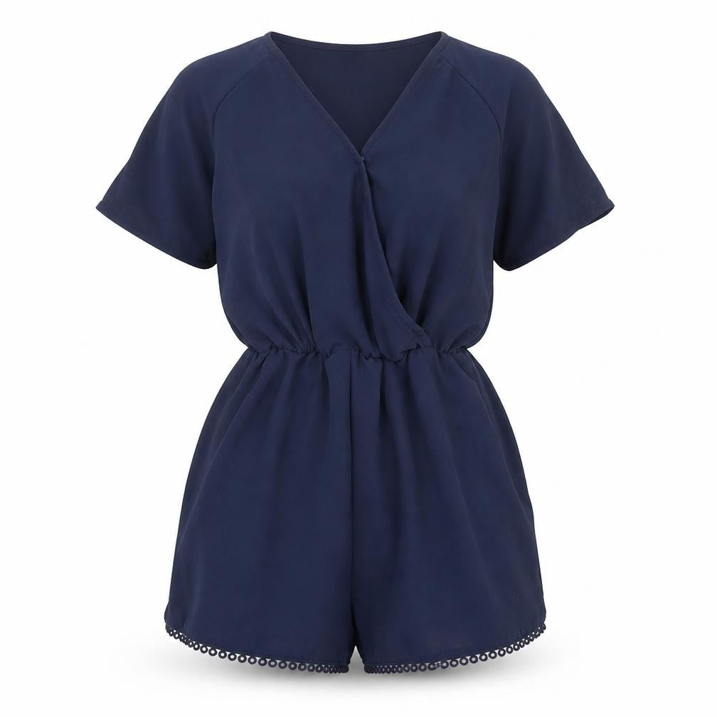 Womens UK Size 6 Divided by H&M One-Piece Blue Playsuit