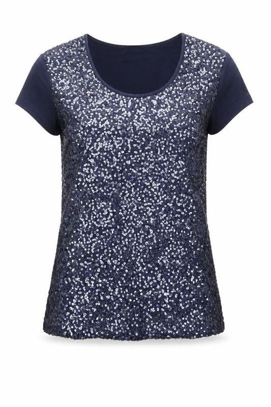 Womens UK Size XS Planet Blue Basic T-Shirt