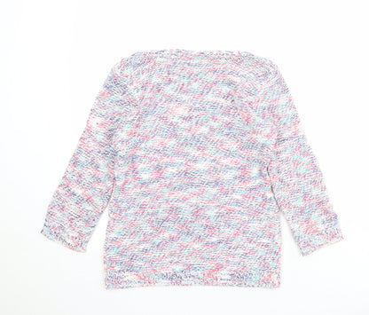 Womens UK Size 8 Marks and Spencer Multicoloured Pullover Jumper