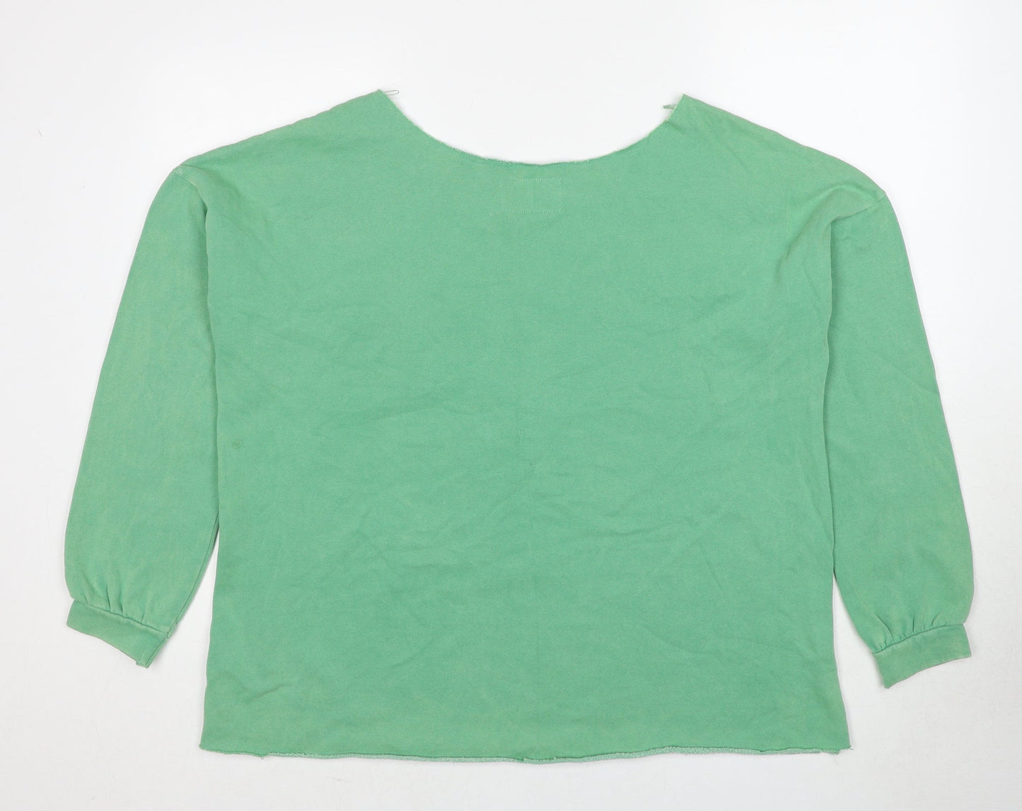 Womens UK Size L NEXT Green Pullover Sweatshirt