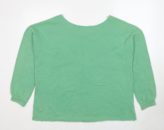 Womens UK Size L NEXT Green Pullover Sweatshirt
