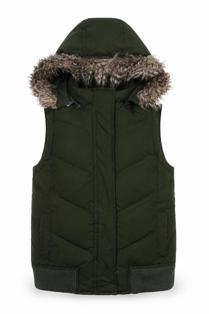 Womens UK Size XS Gap Green Parka Coat