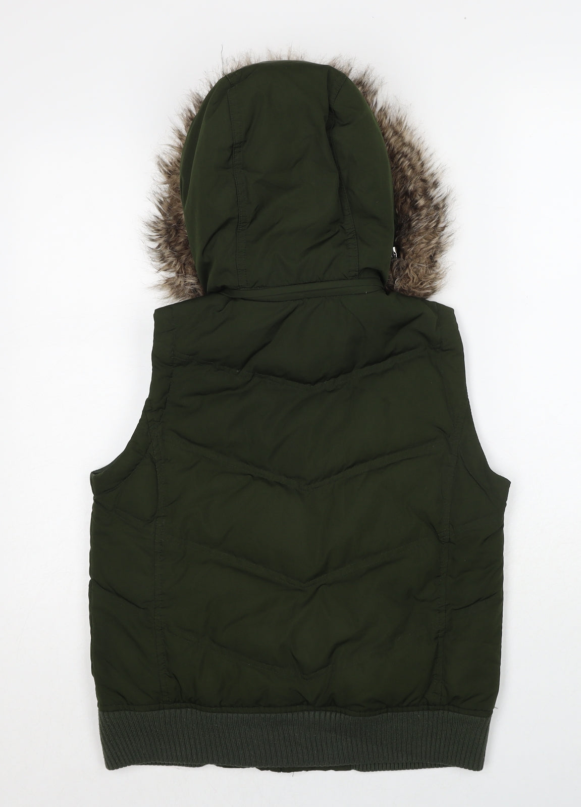Womens UK Size XS Gap Green Parka Coat