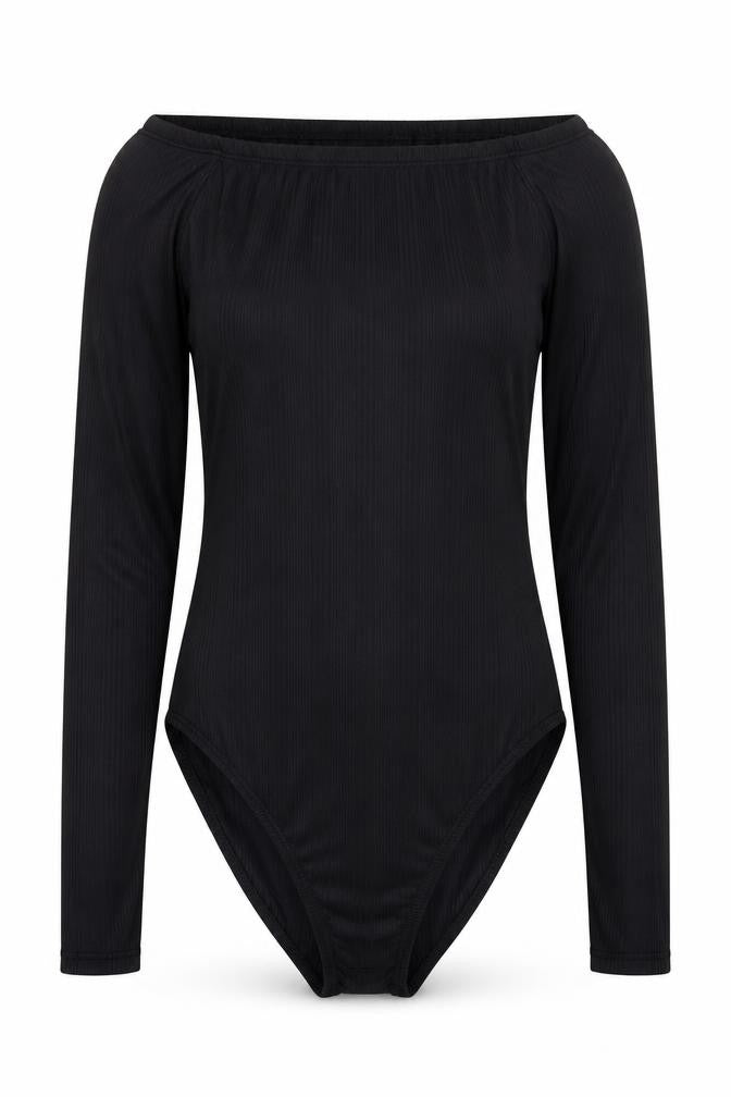 Womens UK Size 6 Miss Selfridge One-Piece Black Bodysuit
