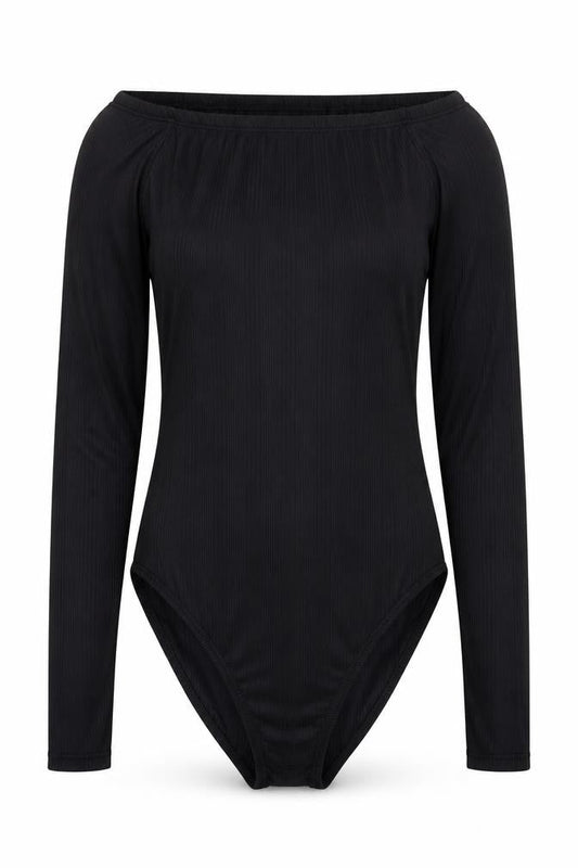 Womens UK Size 6 Miss Selfridge One-Piece Black Bodysuit