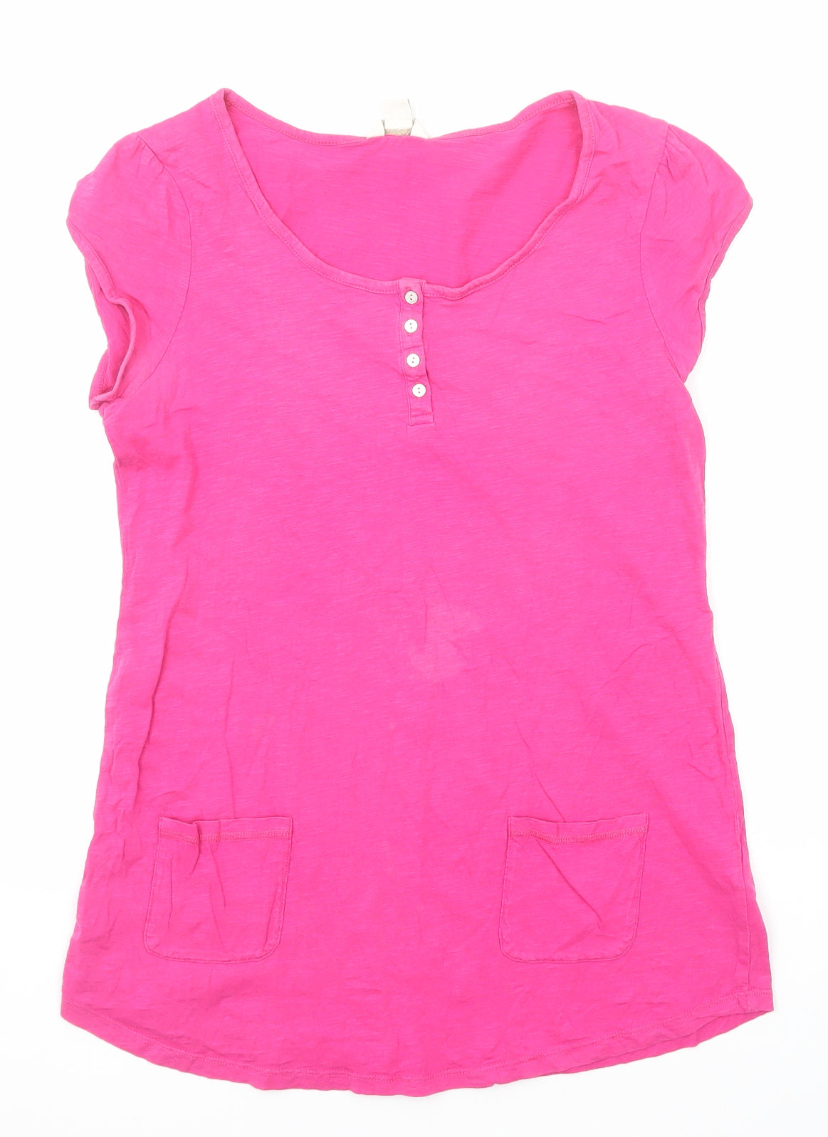 Womens UK Size 12 Monsoon Pink Basic T-Shirt