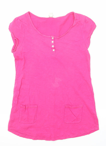 Womens UK Size 12 Monsoon Pink Basic T-Shirt