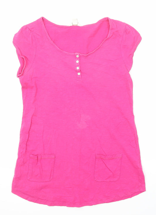 Womens UK Size 12 Monsoon Pink Basic T-Shirt