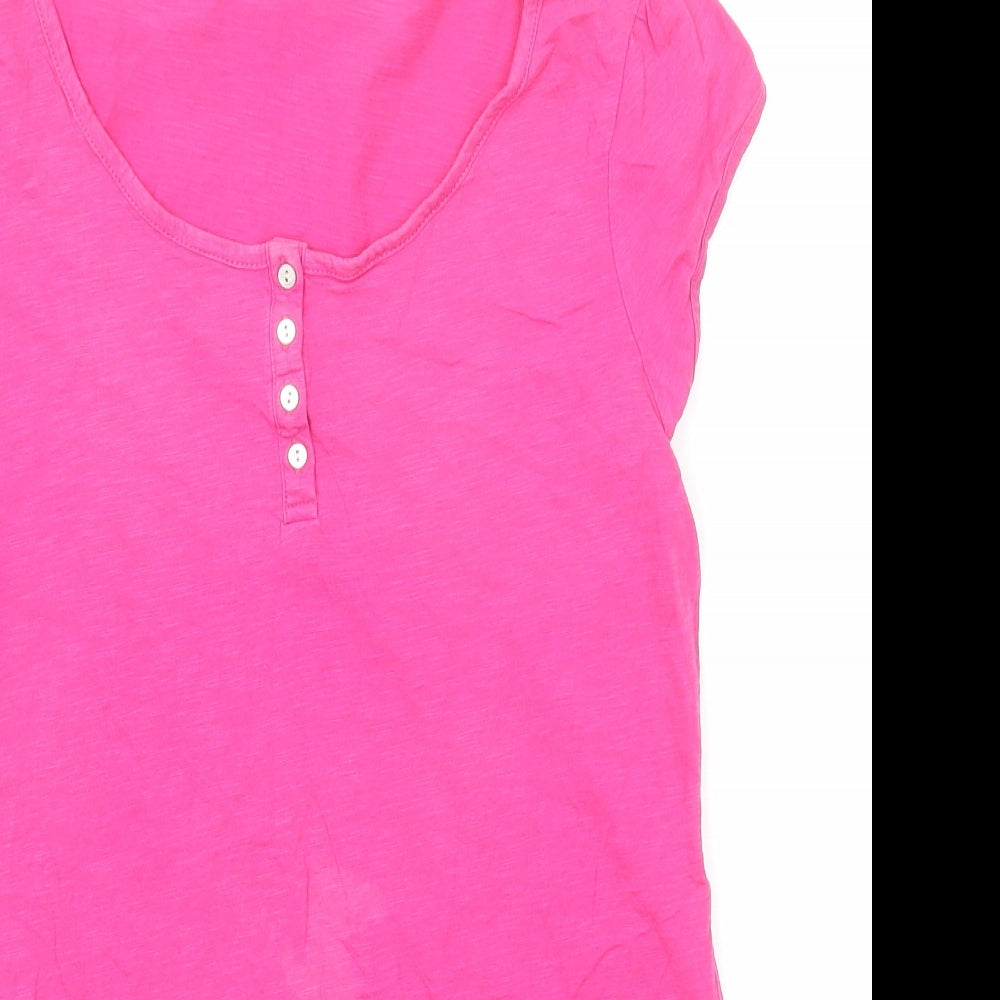 Womens UK Size 12 Monsoon Pink Basic T-Shirt