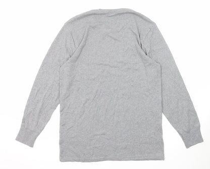 Mens UK Size L Marks and Spencer Grey Pullover Sweatshirt