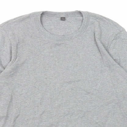Mens UK Size L Marks and Spencer Grey Pullover Sweatshirt
