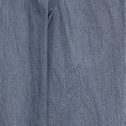Atelier Womens Blue Cotton Straight Jeans Size 12 Regular Zip