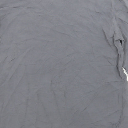 Womens UK Size S VERO MODA Grey Basic Blouse