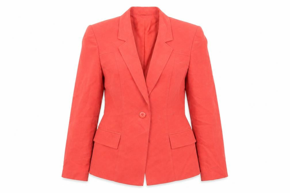 Womens UK Size 10 Platinum Red Jacket