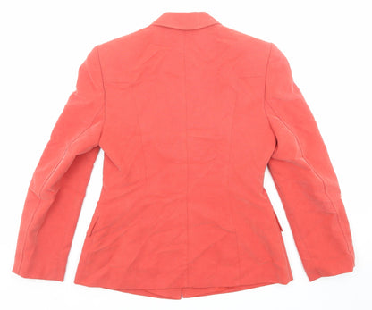 Womens UK Size 10 Platinum Red Jacket