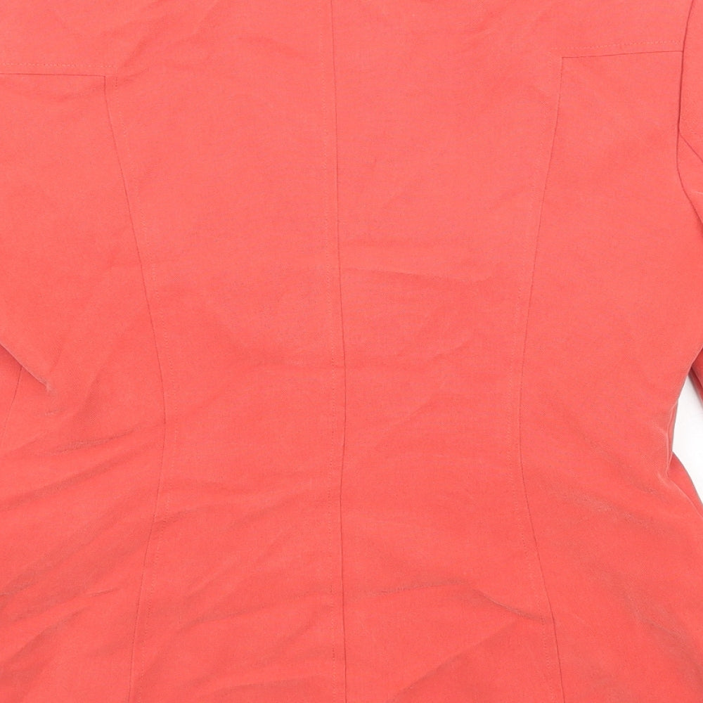 Womens UK Size 10 Platinum Red Jacket
