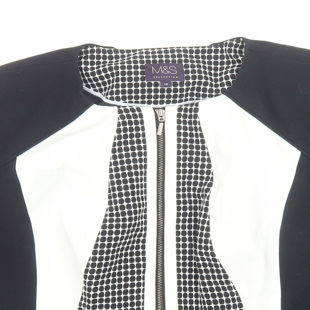 Womens UK Size 10 Marks and Spencer Black Jacket