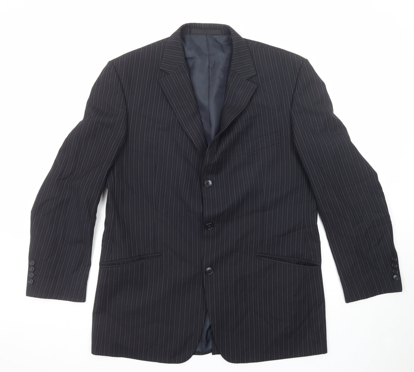 Mens UK Size 42 Marks and Spencer Regular Black Suit Jacket