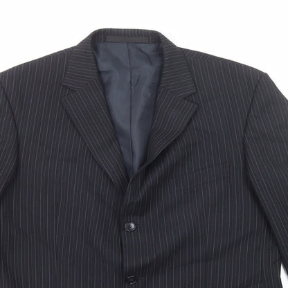 Mens UK Size 42 Marks and Spencer Regular Black Suit Jacket