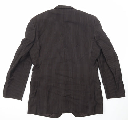 Mens UK Size 40 Burton Regular Brown Suit Jacket