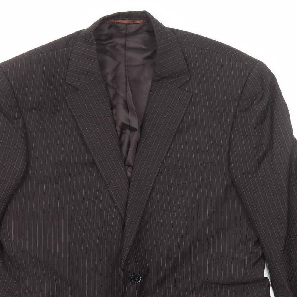 Mens UK Size 40 Burton Regular Brown Suit Jacket