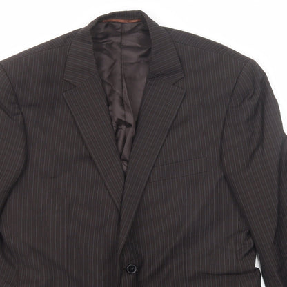 Mens UK Size 40 Burton Regular Brown Suit Jacket
