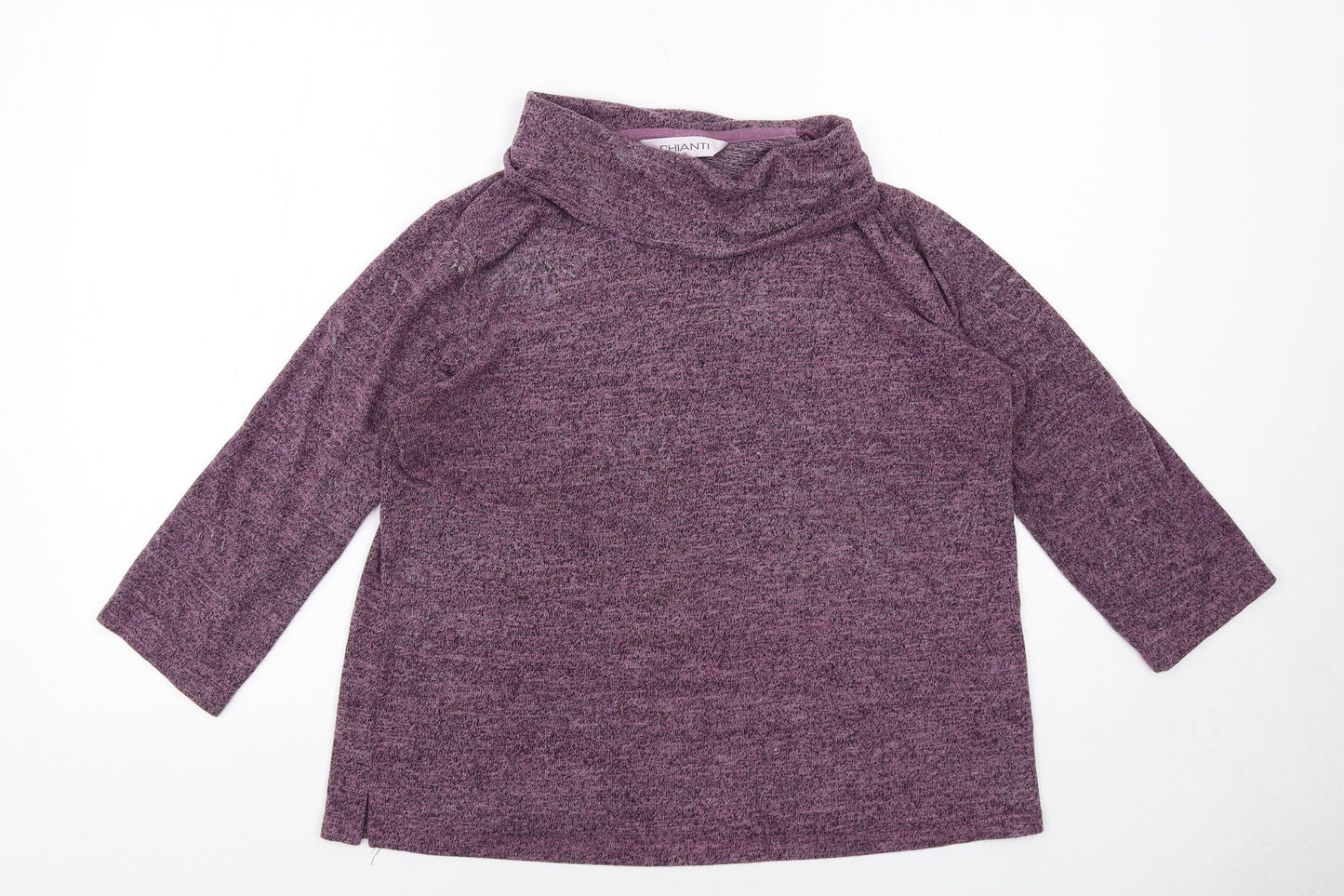 Womens UK Size 18 Chianti Purple Pullover Jumper