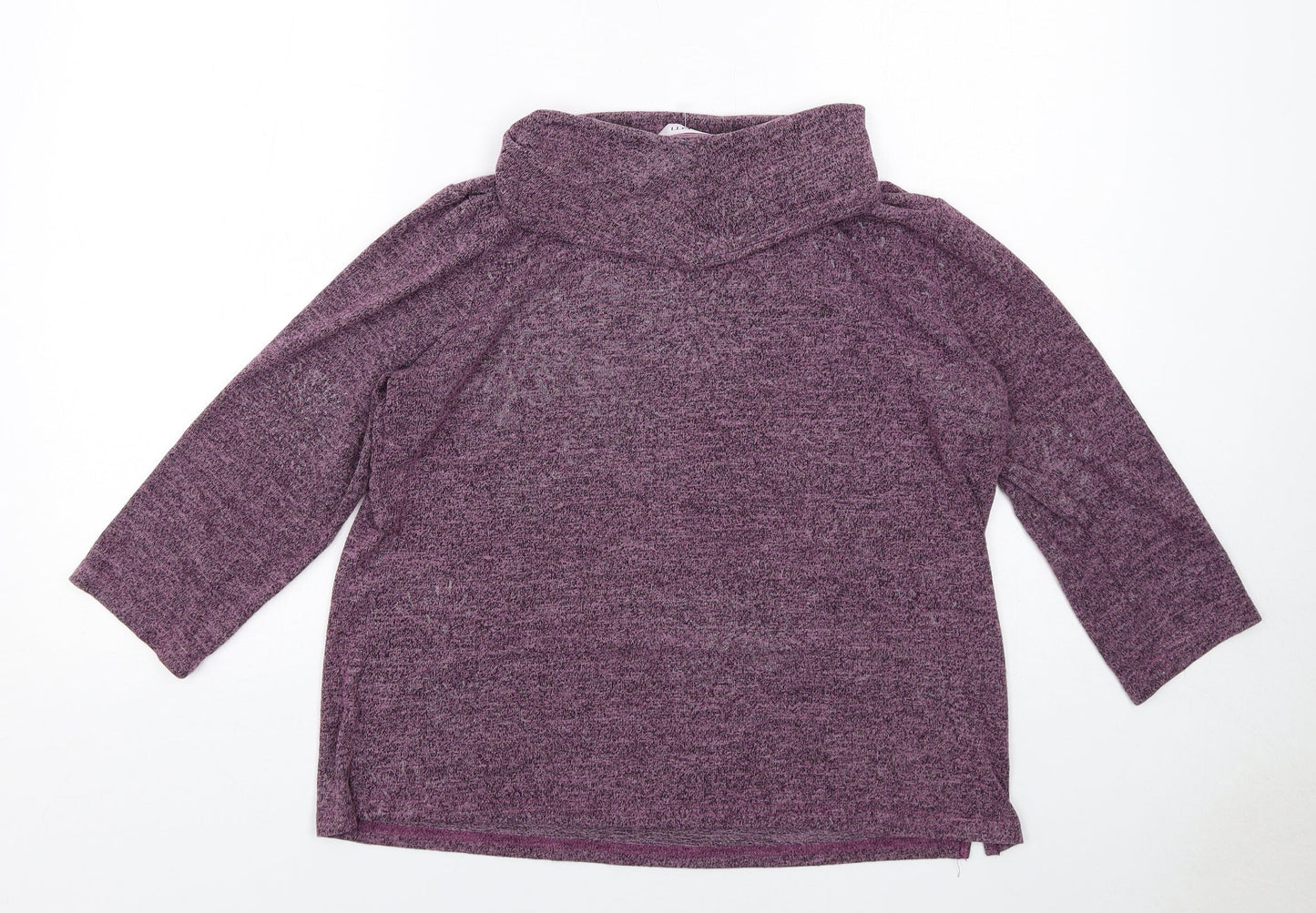 Womens UK Size 18 Chianti Purple Pullover Jumper