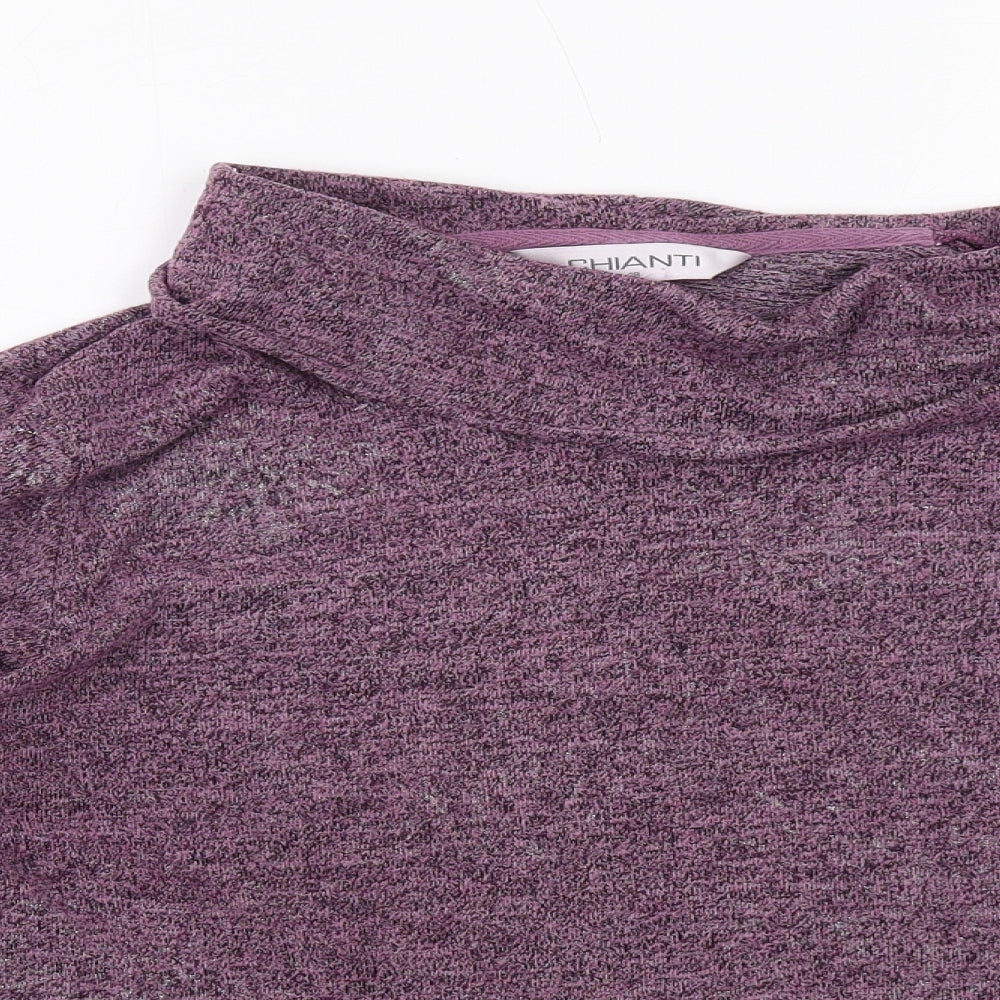 Womens UK Size 18 Chianti Purple Pullover Jumper