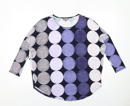 Womens UK Size 10 Phase Eight Blue Basic Blouse
