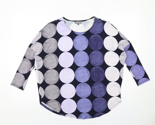 Womens UK Size 10 Phase Eight Blue Basic Blouse